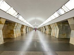 Центральный зал станции метро Сухаревская
