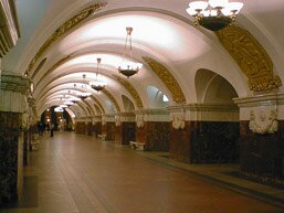 Вестибюль станции метро Краснопресненская