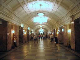 Вестибюль станции метро Белорусская (Замоскворецкая линия)