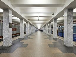 Центральный зал станции метро Текстильщики